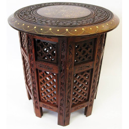 Стіл рожеве дерево шестигранне (d-38 h-40 см)(15