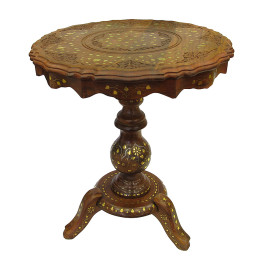 Стол розовое дерево круглый (18")