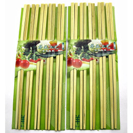 Палочки для еды бамбуковые (10 пар)