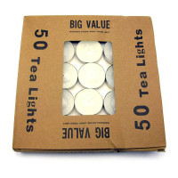 Свечи "Чайные" (h-1 см)(50шт/уп)(18х18х2 см)