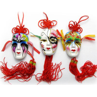 Маска керамічна з пензликом (7 см) (2 