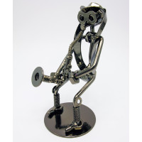 Техно-арт "Саксофоніст" метал (16,5 х9х7 см)