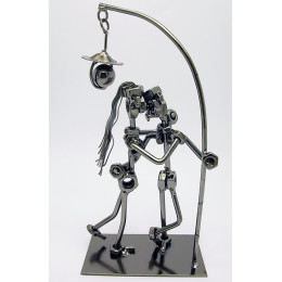 Техно-арт "Пара під ліхтарем" метал (25х13х7 см)