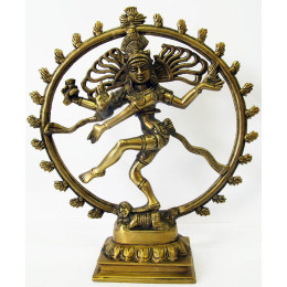 Шива танцующий бронзовый (29х24х7 см)