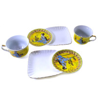 Porcelain set (170 ml)(2C141-4) 2 cups + 2 saucers 