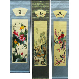 Panel with embroidery 