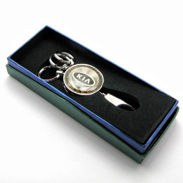 Keychain car "KIA" chrome (18523G)