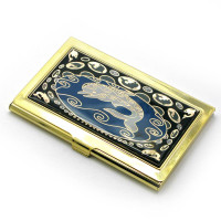 Metal business card holder 