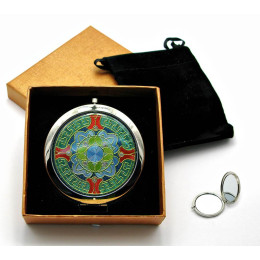 Cosmetic mirror "Uzor" 18528 K (in box + case)