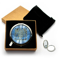 Vanity mirror "Egyptian theme" 20233 D (in box + case)