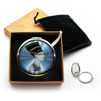 Vanity mirror "Egyptian theme" 20233 E (in box + case)