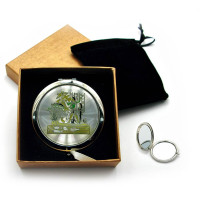 Vanity mirror "Egyptian theme" 20233 G (in box + case)