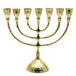 Bronze menorah candlestick (20x21x8 cm) (480 g.)