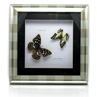 Метелики в металевій рамці (30х30х4 см)