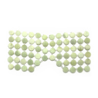 Масажер нефритовий для обличчя (круглі вставки) (13,5 х29 см)