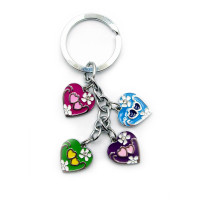 Брелок (E) "Сердечки" 