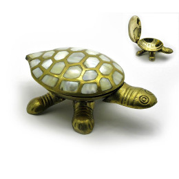 Turtle bronze with mother-of-pearl (ashtray)