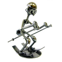 Техно-арт "Лижник" метал (15х10х7 см)