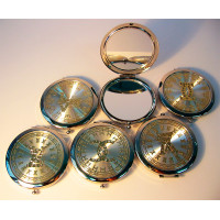 Mirror cosmetic chrome (d-7cm)(in box + cover)