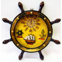 Годинник штурвал (38CM)