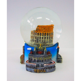 Шар со снегом "Колизей" (9 см)