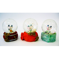 Шар со снегом "Корова" (d-4см.,h-6,5см.)