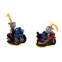 Cow on a motorcycle (4pcs/pack)