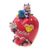 Cows on the heart piggy bank (11x8x6 cm) A