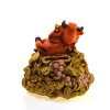 Корова на куче денег (10х10х9 см)A