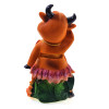 Cow on flowers piggy bank (13x7x7 cm)B