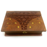 Скринька рожеве дерево "Книга" (17,6 х12, 5х5 см) (7 