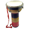 Djembe drum "Rasta" (H-36cm, dr 18-11cm)