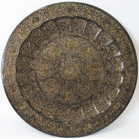 Тарелка бронзовая настенная (58 см)