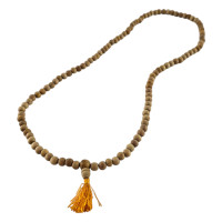 Wooden rosary, light wood (108 beads)