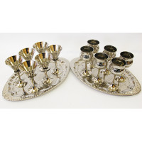Bronze chrome glasses (n-r 6pcs./50ml.)