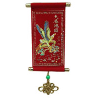 Панно красное (15х8х5 см)