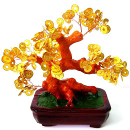 Дерево с монетами (20х15х17 см)