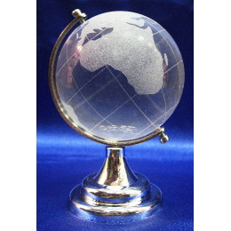 Глобус кришталевий білий (6) (10х6,5х6,5 см)