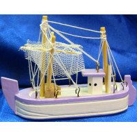 Fishing boat (9cm)(6 pcs/pack)