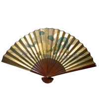 Wall fan расписной "Золото" (77 CM 30")