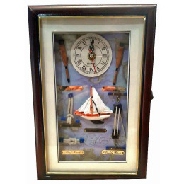 Ключниця з годинником 