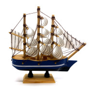 Модель парусника на подставке (14)(14х13х4 см)A
