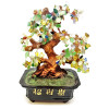 Tree "Happiness" in a tub with "colorful" stones (33x10x14 cm)