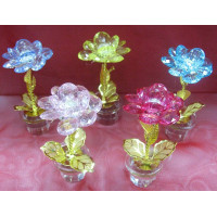 цветок стекл.(3розы)