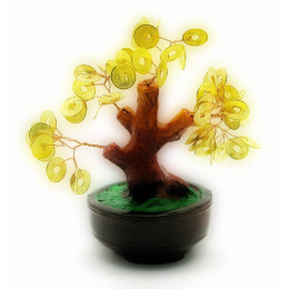 Дерево с монетами (16х16х10 см)