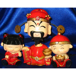 Іграшка Болванчик+діти (15х8х8 см)