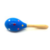 Colored wood maracas (19x6x6 cm) J
