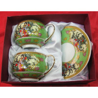 Сервіз фарфоровий 2 чашки + 2 блюдця