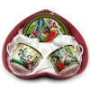 Porcelain set (2HE79) 2 cups +2 saucers 
