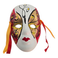 Ceramic mask (7.6 x 5 x 2.4 cm)